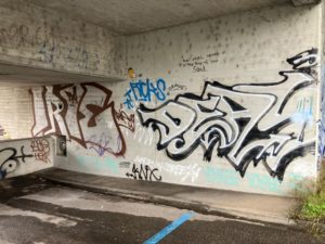 Basel Schweiz Graffitis Sprayereien Littering B11