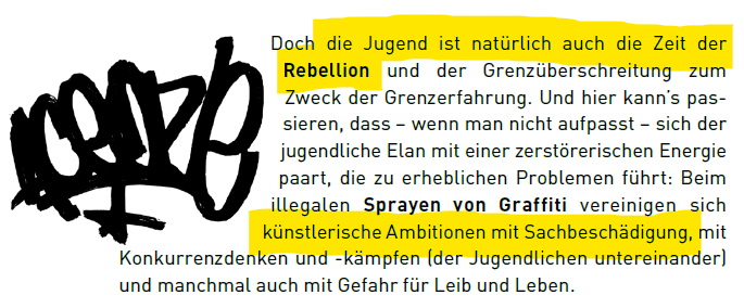 Polizei crazy graffiti