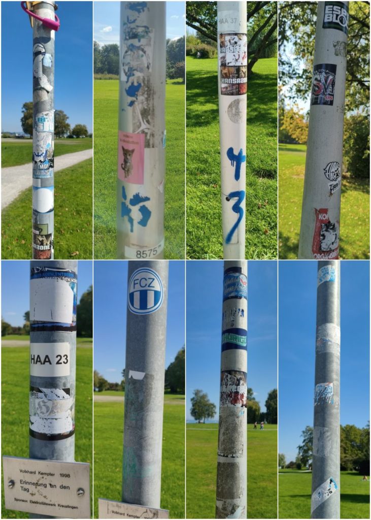 Kreuzlingen strassenlaternen lampenpfosten kleberli 2