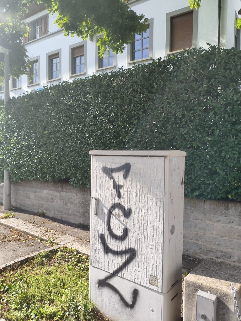 Wädenswil sprayereien littering graffiti 1 1
