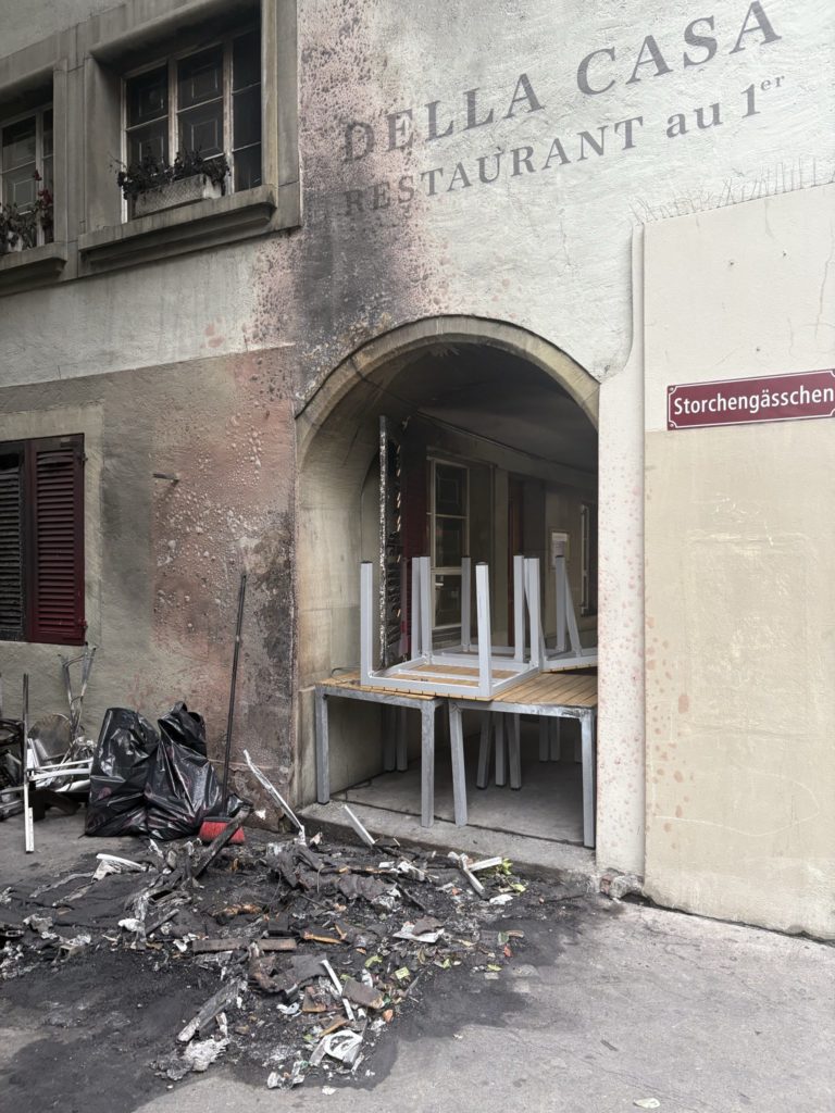 Antifa demo gewalt schweiz bern linksextrem 260