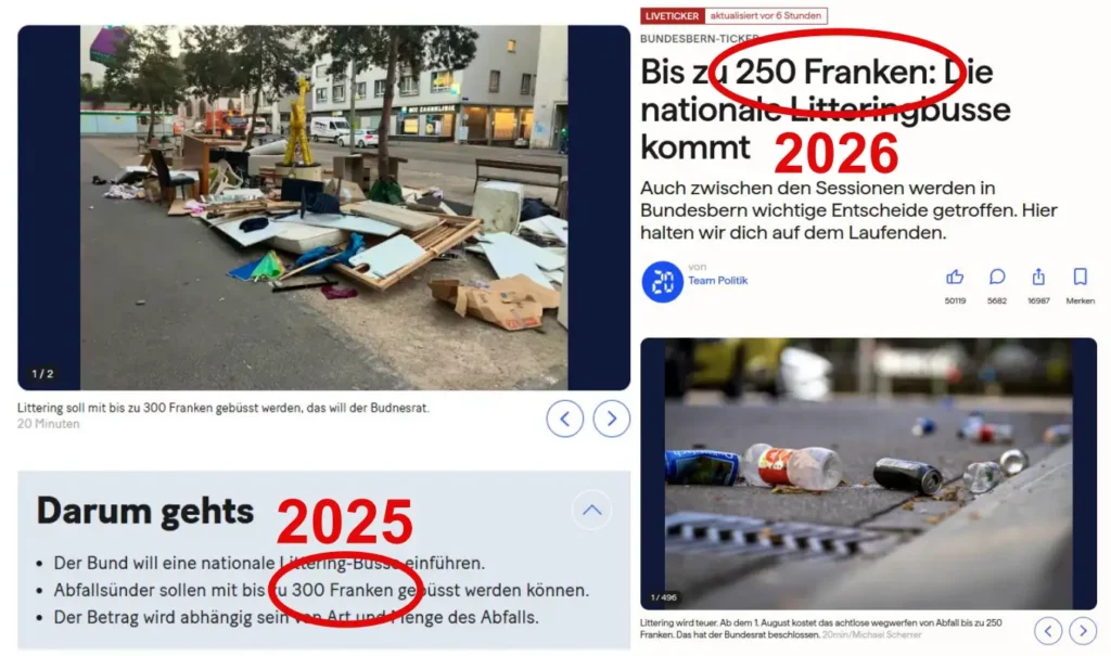 Littering bussen 2025